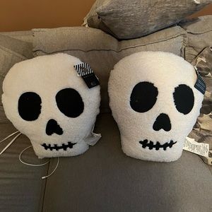 SET Grammercy Studio skull pillows